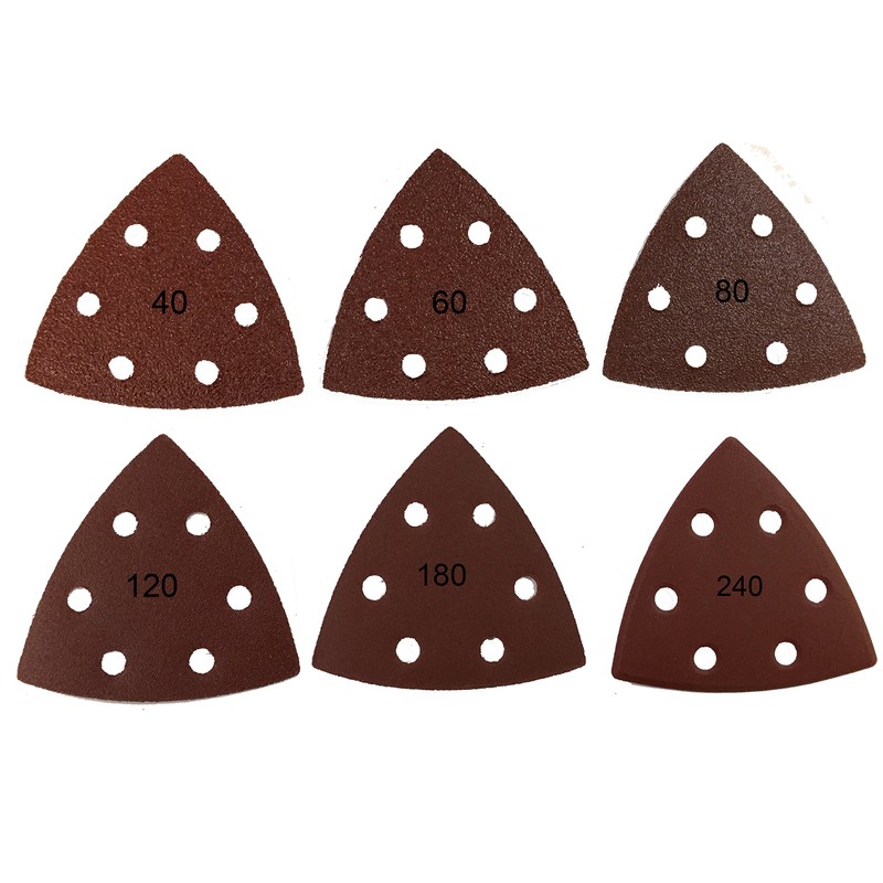 Goodway Delta Sanding Triangles - 180 Pieces Hook and Loop