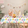 Easter Tablecloth, 137 x 274 cm, Easter Eggs, Rabbit Tablecloth,