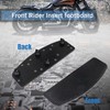 AUFER 2Pcs Motorcycle Front Driver Rider Inserts Floorboards Foot Peg