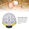 7 Eggs Incubator Easy Temperature Control Mini Egg Incubator for
