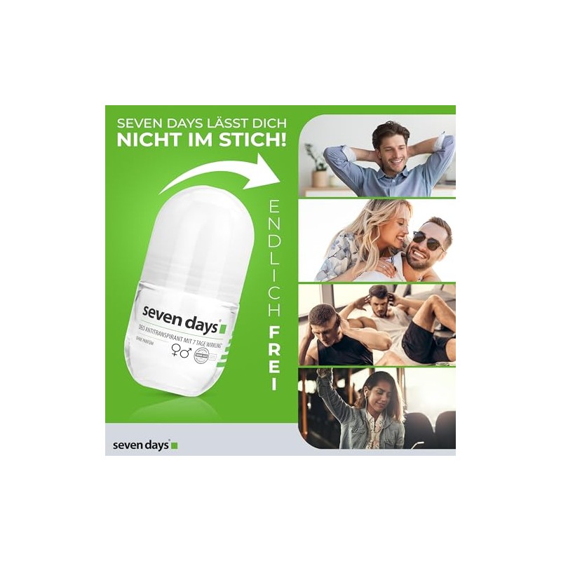 seven days Antitranspirant, 50 ml