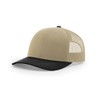 Richardson 112 Trucker Hat Khaki/Black, OSFM