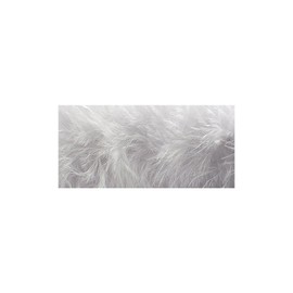Rayher White Feather Boa for Crafting, DIY Costumes and Seasonal Decorations, Decorative Feather Boa with a Length of 1m and a Diameter of 4.5cm, 8510202