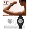 F.ZEGAO Digital Watch Womens with Stopwatch Alarm, 10ATM Waterproof Watches