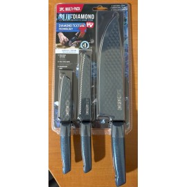 Knife Blue Diamond Knife Set 3 Piece Brand New Unopened