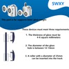 8 Pcs Shower Door Roller 23mm Aluminum Alloy Shower Door