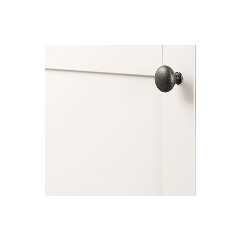 Hickory Hardware PA1218-VP 1-1/4-Inch Manchester Cabinet Knob, Vibra Pewter
