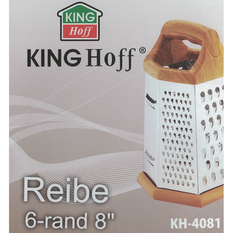 Kinghoff 6-IN-1 kitchen grater Stainless steel