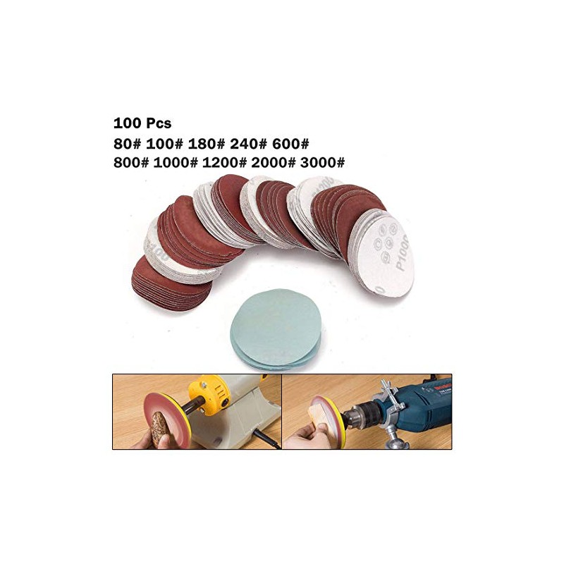 Wet and Dry Sanding Discs, Sandpaper Set, Water Sanding Discs