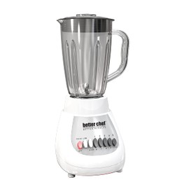 Better Chef Classic 10-speed Blender | 5-cup | Glass Jar (White)