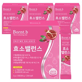 I'm Nutri Enzyme Balance 5 Types of Digestive Enzymes Containing Breast Milk Probiotics Delicious Pomegranate Flavor 4 Boxes / 효소 밸런스 소화효소 5종 모유유산균 함유 맛있는 석류맛 4박스