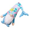 GRIRIW Cute Mermaid Doll Plush Gnome Decor Beach Gnome Toy