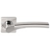 Ultimo Polished Chrome/Satin Nickel Door Push Button Privacy Handles on