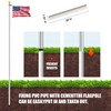 Flag Poles for Outside House Inground, 20ft Heavy Duty 13