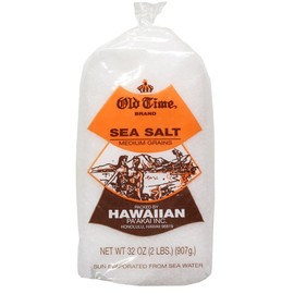 Hawaii White Sea Salt From the Hawaiian Islands - 2lb Bag - PACK OF 2