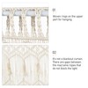 Mkono Macrame Curtain Large Boho Woven Wall Hanging Window Curtains