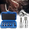 LPZMPZ Allen Socket Set 13-Piece Hexagon Socket Set 1/2 3/8