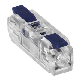 Miratic Double-sided connection terminals with lever, cable clamps, electric terminals for cables 0.75-4 mm², IEC 450 V/32 A (1 wire/10 pieces)