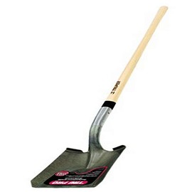 Truper 31208 Tru Pro 48-Inch Square Point Shovel, Long Handle