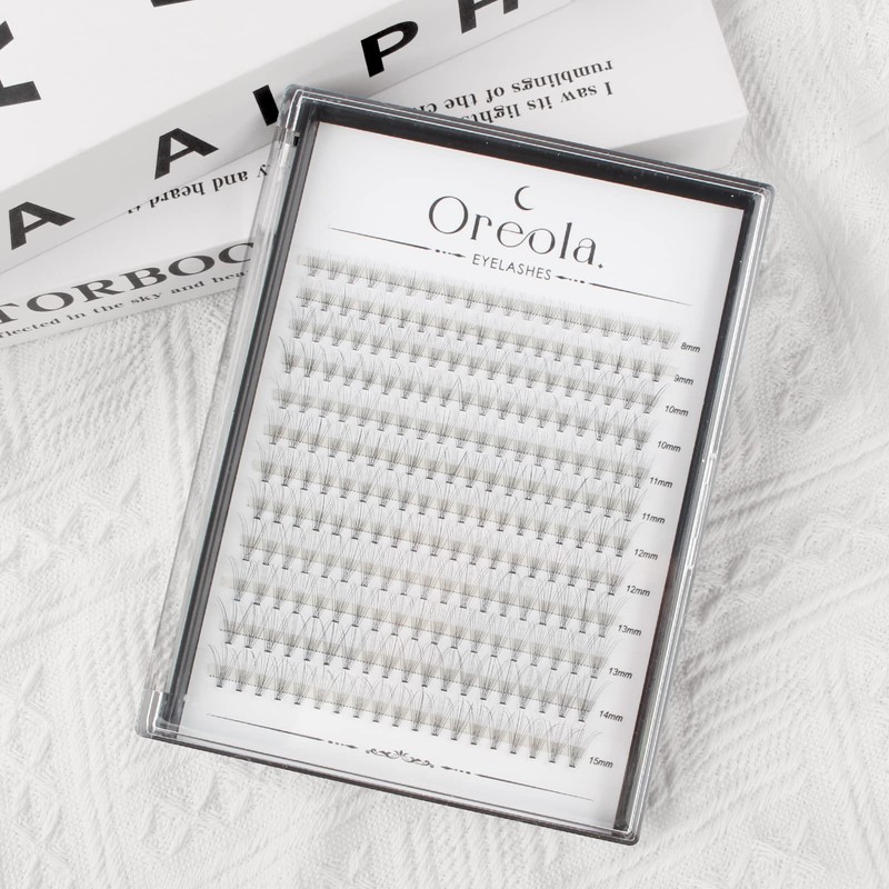 Oreola 10D Individual Eyelashes, Reusable False Eyelashes, 228 Pieces, Individual