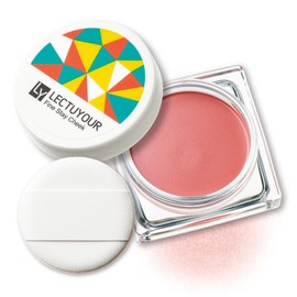 Lecture 74952 Fine Stay Cheek Rose Coral Finger Puff Teak Time Shortening Easy Nagai Kaori Won't Fall Off Souffle Powder Cream (Made in Japan)