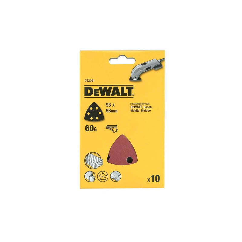 DEWALT DT3091-QZ DT3091-QZ-Hojas lija de detalle