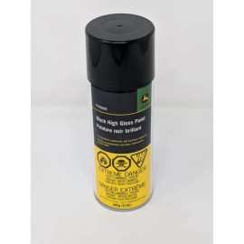 John Deere Case of 6 John Deere Black High Gloss Spray Paint 12oz - TY25609