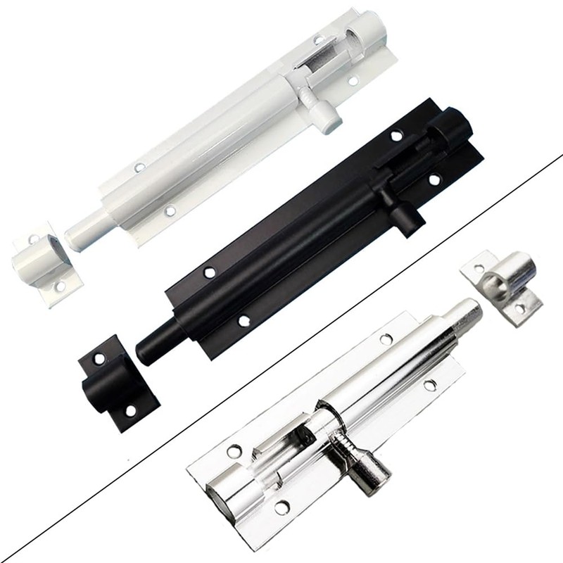 4 Pack 3 Inch Barrel Bolt Lock, Heavy Duty Slide