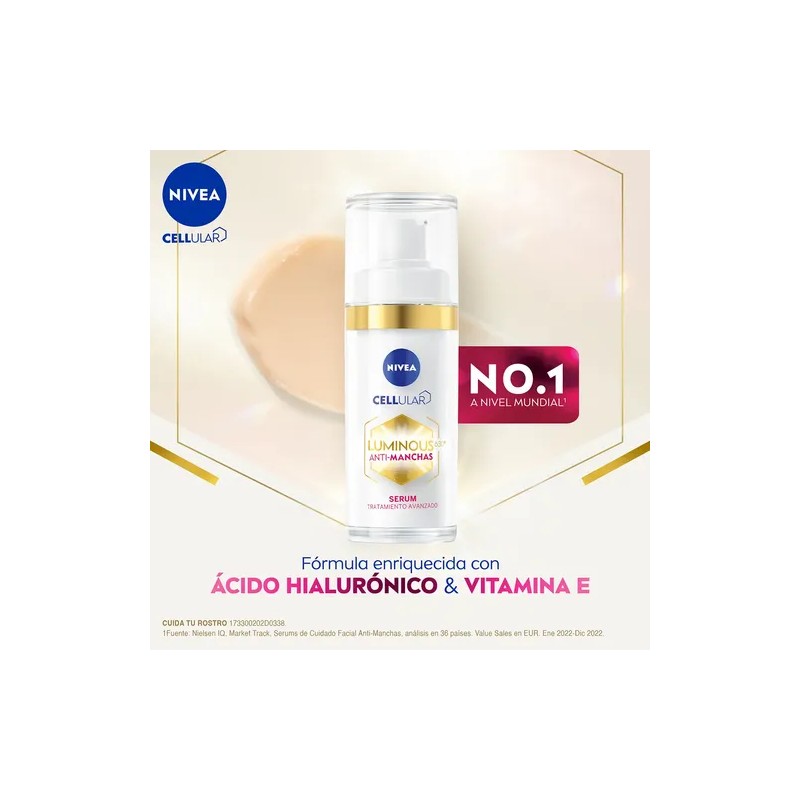 Serum 30 ml Fluido 40 ml Nivea Cellular Luminous 630