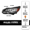 SOCKIR Headlight Assembly Fit for 2012-2014 Ford Focus Headlamp Passenger