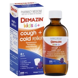 Demazin Kids 6+ Cough + Cold Relief 200ml