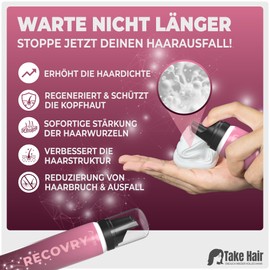 RECOVRY - Anti Hair Loss Foam for Women - 4 Month Supply - Activates and Strengthens the Hair Roots for Visibly Fuller and Stronger Hair - Includes Masterclass