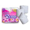 Papel higiénico Vitraquim Familiar Rosa doble hoja de 1 u