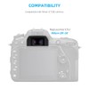 2 Pack Camera Eyecup Viewfinder Protector Eyepiece Compatible for Nikon