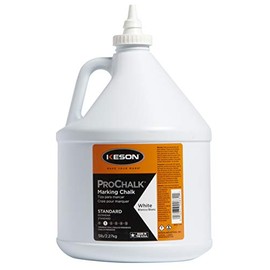 Keson 105W ProChalk Marking Chalk - Level 1, White, 5-Pound (4-Pack)