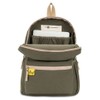 Fluf Organic Cotton Canvas Backpack, Carbon