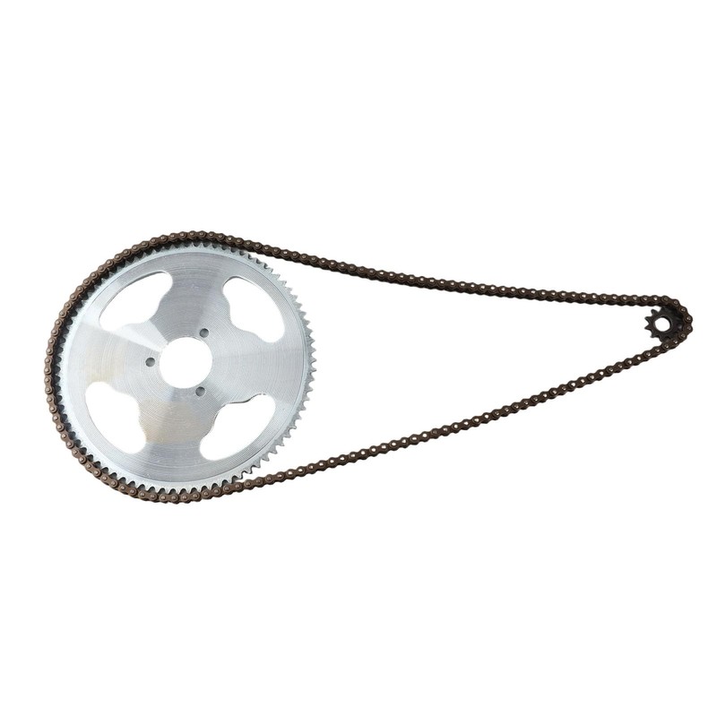 80 Teeth 34mm 146 Link Chain Sprocket Kit 10 Teeth