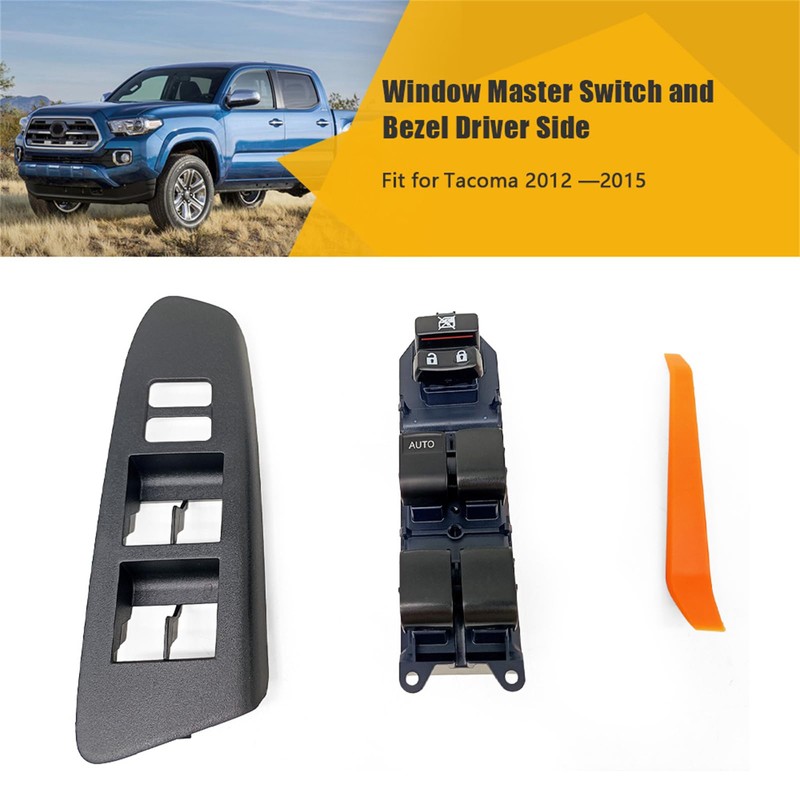 Meyffon Master Power Window Switch and Bezel Driver Side Compatible