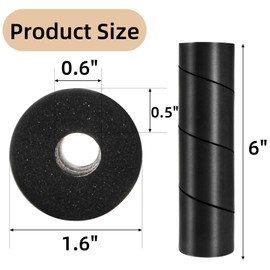 Tlence 8 Pack Bed Frame Toe Protectors, 6" Beds Frame Leg Covers, Reusable Bed Feet Guards, Non-Adhesive Toe Cushion for Any Furniture Leg, Adjustable Safty Pad Prevents Toes Hitting from Chair Legs