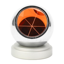 Total Station Prism Ball with Magnetic Base, Potable Total Station Reflective Sphere Ball Prism for Tunnel Bridges Monitoring Land Surveying