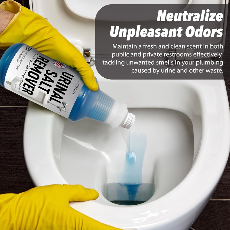 Allied Science Urinal Salt, Calcium and Mineral Scale Remover -