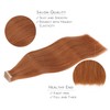 WENNALIFE Tape in Hair Extensions Human Hair 20pcs 50g 20