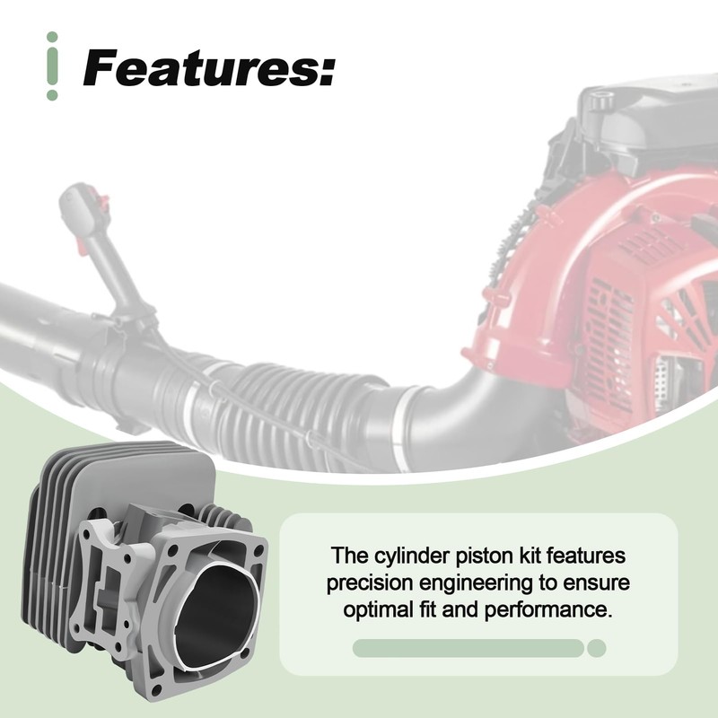 Quctaki Cylinder Piston Kit with Gaskets and Spark Plug Compatible