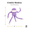 ZippyPaws Crinkle Monkey - Interactive Dog Toys to Keep Them