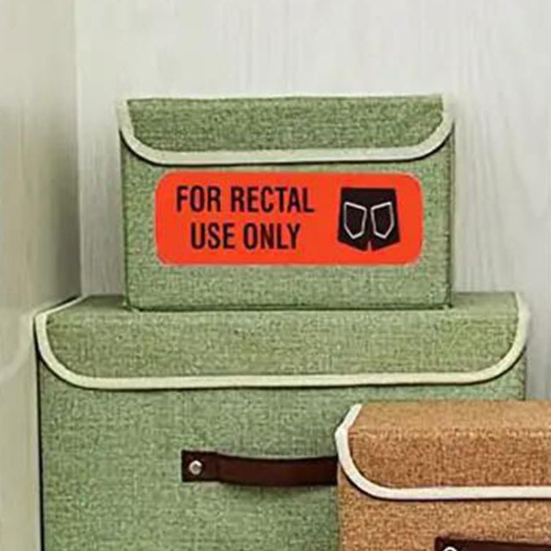 Lurrose Rectal Use Only Stickers 20 Sheets Party Decorations Funny