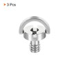 PATIKIL 1/4-20 Screw 13mm Length D-Ring Stainless Steel Camera Retaining