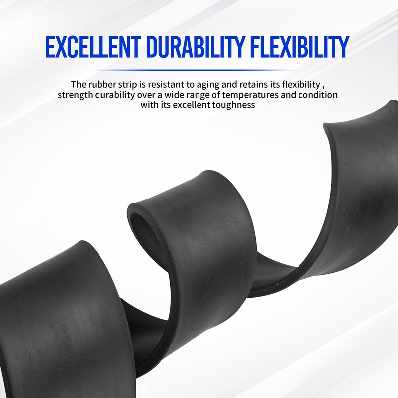 YKUKIZEE 6 m(L) Rubber Strip 25 mm(W), Solid Rubber Sheet
