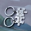 Sister Brother Gifts Puzzle Keychain, Sister Brother Christmas Graduation Birthday