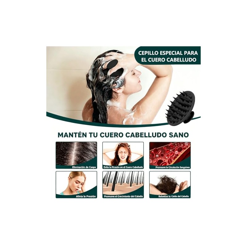 Set Cepillos Corporales Silicona Limpiador Baño Hombres Mujeres Cepillo Espalda