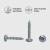 Pack of 50 DIN 7981 Galvanised Steel 4.5 x 25